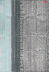 Tiffany Blue Kanchipuram Silk Saree