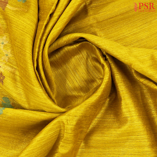 Warm Gold Kadhi Tussar Silk Saree