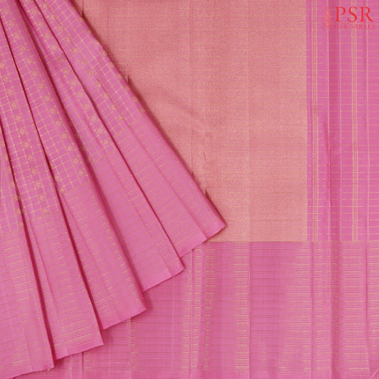 Light Pink Kanchipuram Silk Saree