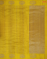 Corn Yellow Banaras Jute Silk Saree