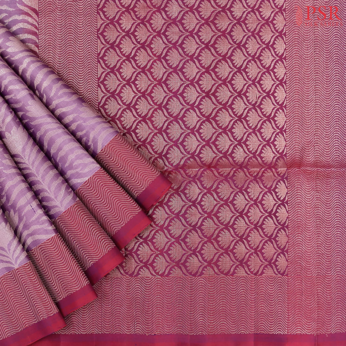 Onion Purple Soft Silk Saree