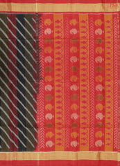 Tricolor Pochampally Soft Silk Saree