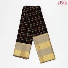 Black Kanchipuram Silk Saree