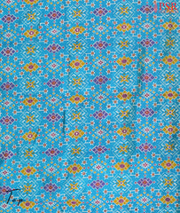 Cerulean Blue Soft Patola Dress Material