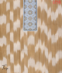 Tan Chirala Cotton Dress Material