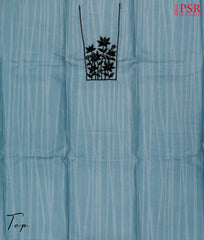 Steel Blue Kota Dress Material