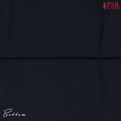 Dark Lavender Maheshwari Silk Cotton Dress Material