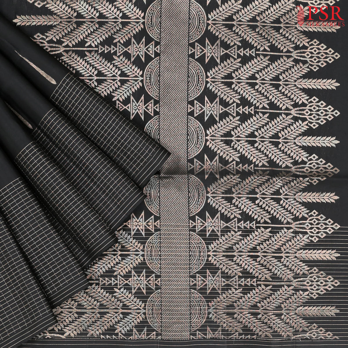 Black Soft Silk Saree