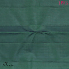 Dark Sage Green Kanchipuram Silk Saree