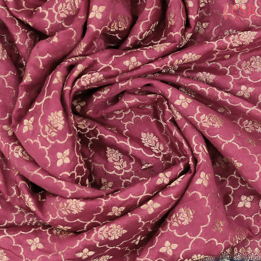 Mulberry Pink Georgette Saree