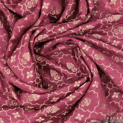 Mulberry Pink Georgette Saree