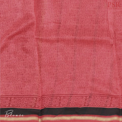 Black Chanderi Silk Cotton Saree