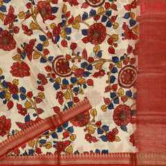 Barn Red Silk Cotton Dress Material