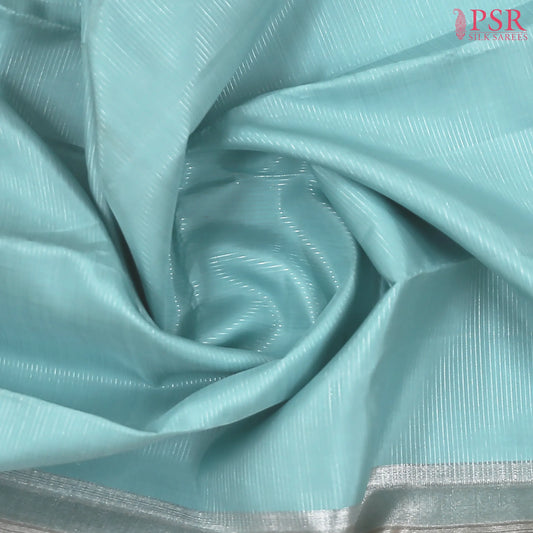 Pastel Blue Kanchipuram Silk Saree