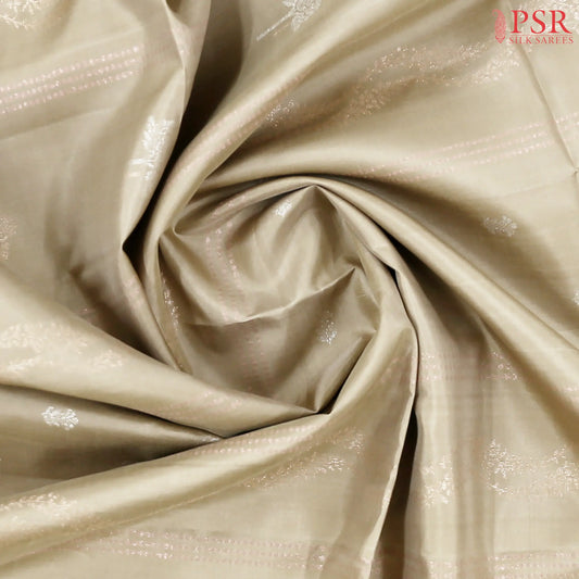 Tussar Beige Soft Silk Saree