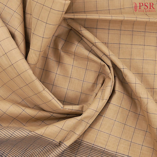 Maple Tan Kanchi Cotton Saree