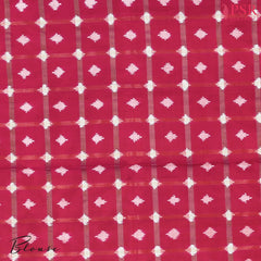 Cream Beige Pochampally Silk Ikat Saree
