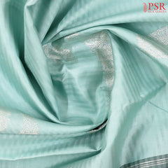 Tiffany Blue Kanchipuram Silk Saree