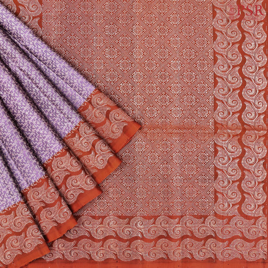 Dark Lilac Soft Silk Saree