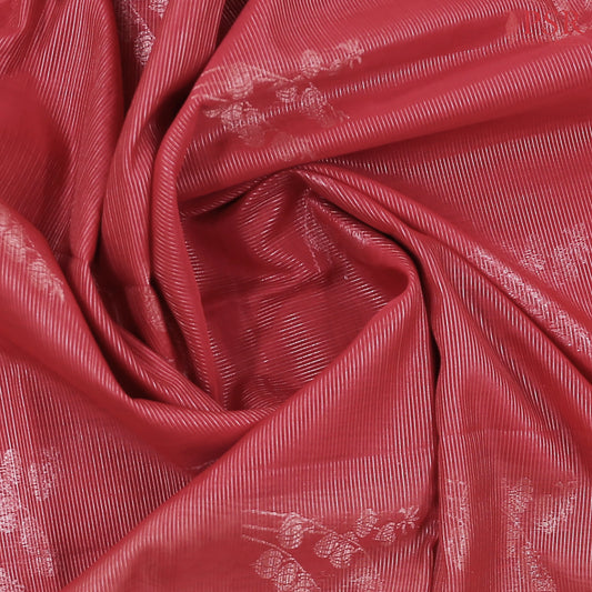 Cerise Silk Cotton Saree