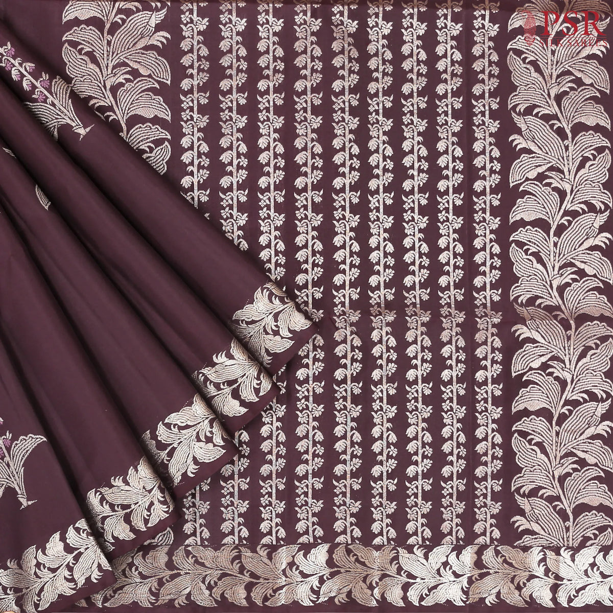 Syrup Brown Soft Silk Saree