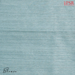 Light Blue Semi Tussar Saree