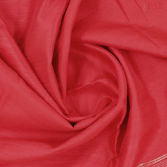 Red Soft Jute Silk Saree