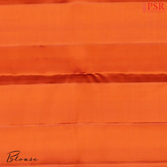Tyrian Purple Kanchipuram Jacquard Silk Saree