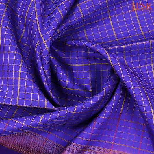 Royal Blue Arani Silk Saree