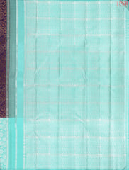 Dark Purple Kanchipuram Silk Saree