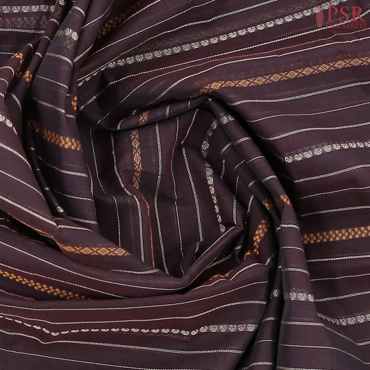 Brown Kalakshetra Kovai Cotton Saree
