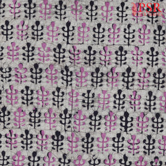 Light Grey Batik Print Running Material