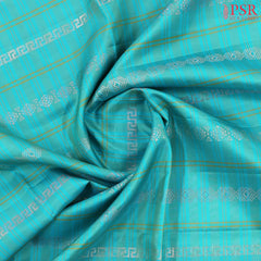 Turquoise Surf Soft Silk Saree