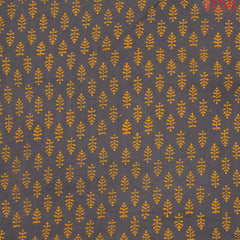 Grey Cotton Print Running Material