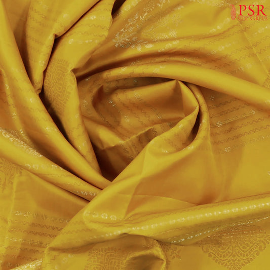 Tuscany Yellow Soft Silk Saree