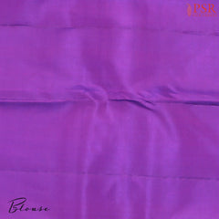 Peacock Blue Fancy Kanchipuram Silk Saree