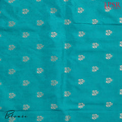 Dark Pink Semi Banaras Saree