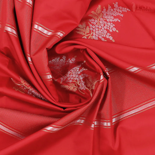 Red Soft Art Silk Saree