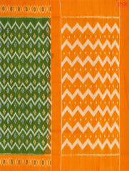 Sap Green Ikkat Cotton Saree
