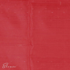 Red Soft Jute Silk Saree