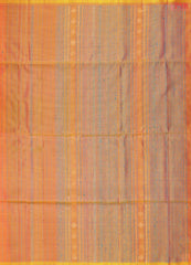 Amber Orange Soft Silk Saree