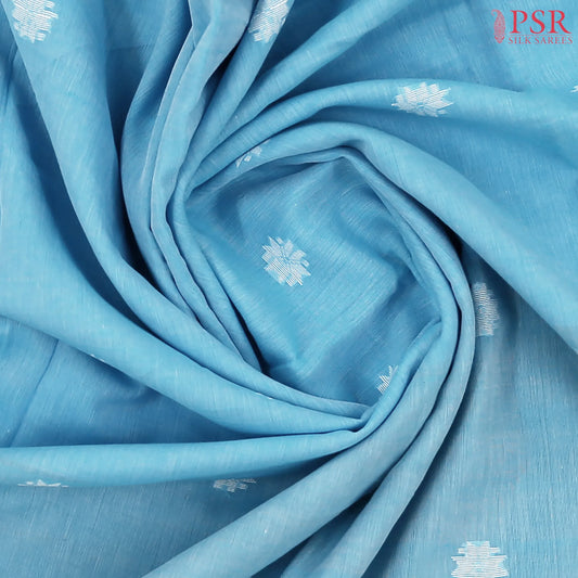 Sky Blue Byloom Cotton Saree