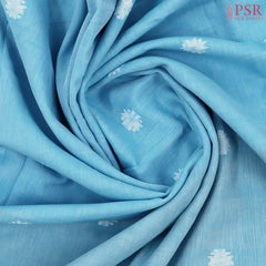Sky Blue Byloom Cotton Saree