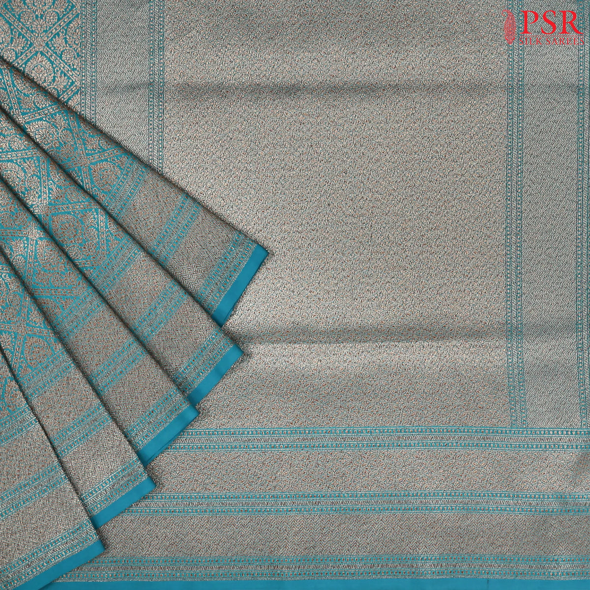 Teal Blue Summer Silk Saree