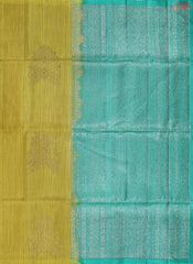 Olive Yellow Soft Silk Saree