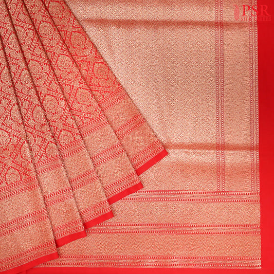Red Summer Silk Saree