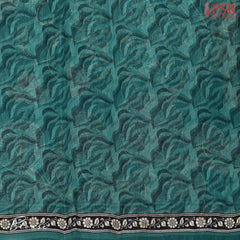 Pine Green Silk Cotton Saree