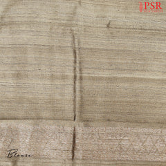 Banaras Jute Silk - Tawny Grey