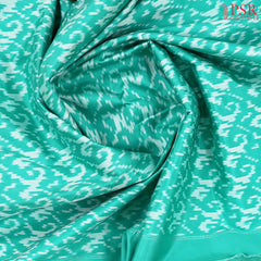 Sea Green Pochampally Silk Ikat Saree
