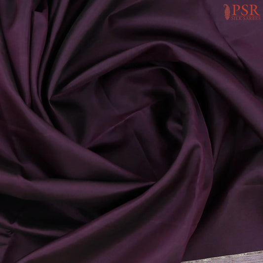 Dark Burgundy Soft Silk Saree